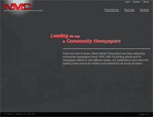 Tablet Screenshot of newsmediacorporation.com